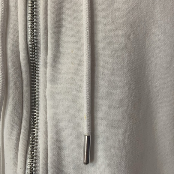 H&M SIZE XL White Zip-up Hoodie - Picture 7 of 12